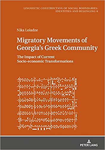 El libro de Nika Loladze sobre movimientos migratorios de los griegos georgianos