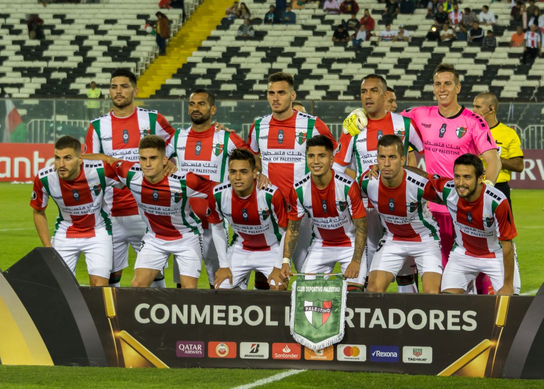 El club Palestino en Perú en un partido jugado contra Alianza