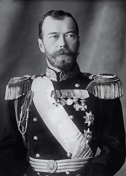 El zar Nicolás II, último zar imperial ruso