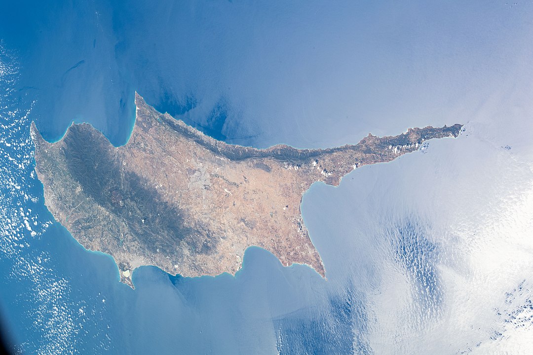 La isla vista desde el espacio