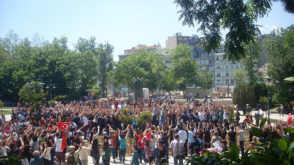 Manifestantes en el parque Gezi