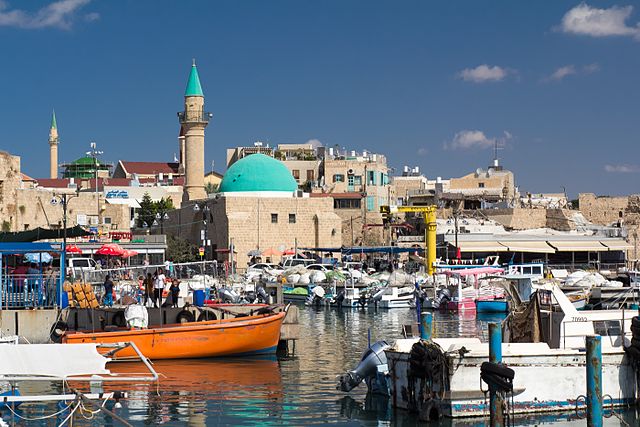 Puerto de Akko (Acre), Israel, una de las ciudades clásicas de población mixta judía y árabe