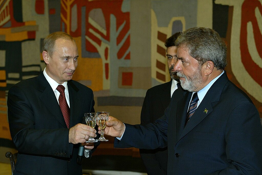 Putin y Lula Da Silva