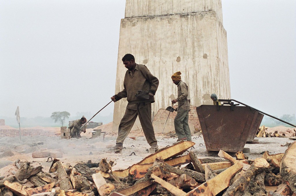 Trabajadores de la construcción tayikos