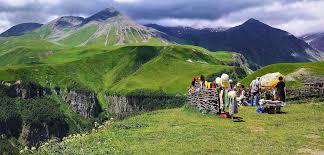 Paisaje del Cáucaso (Georgia)