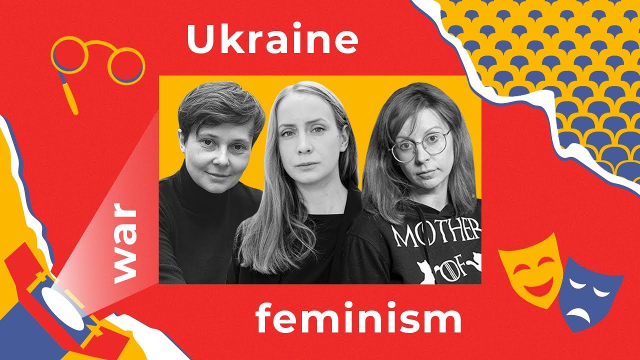 Poster sobre movilizaciones feministas en Ucrania