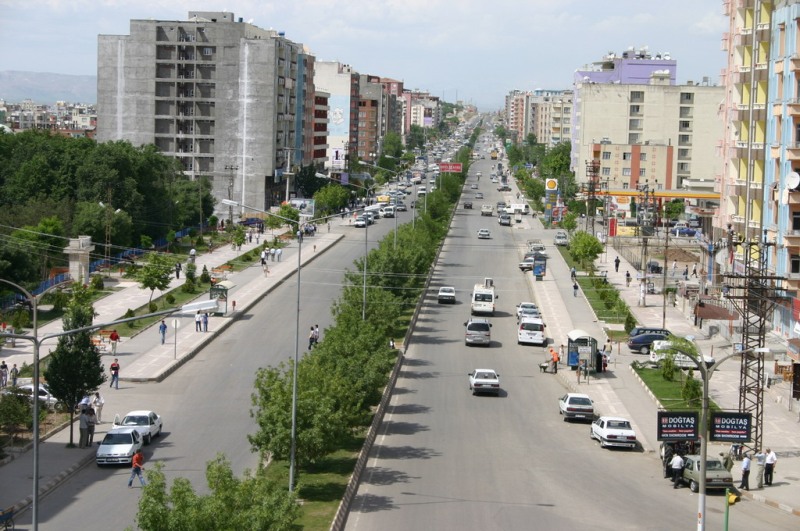Ciudad de Batman, en Kurdistán - este de Turquía
